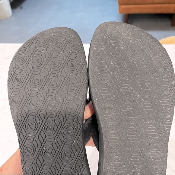 The HealingSole Black Recovery Flip Flops Size Unisex W 11.5/M 10 - Picture 14 of 14